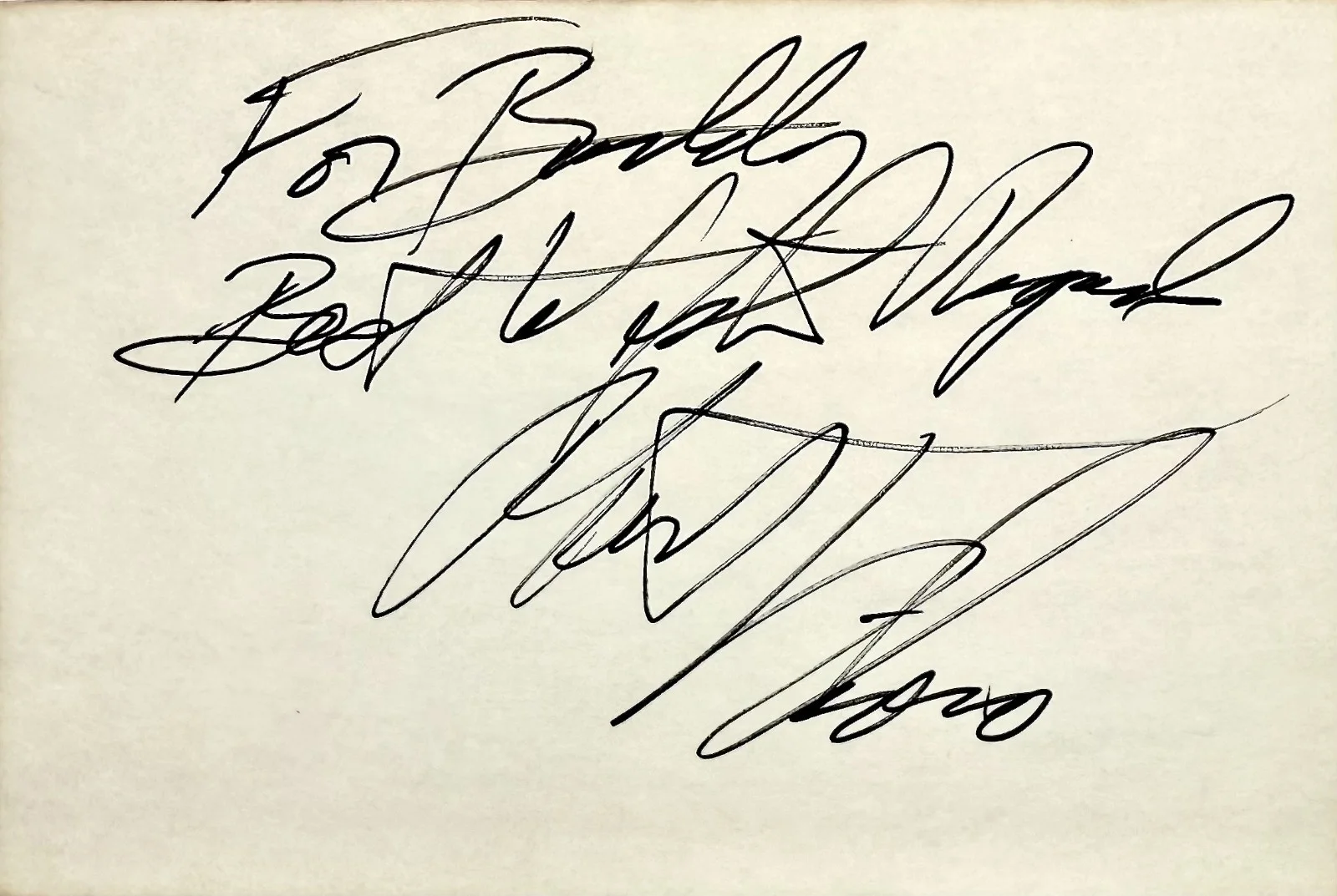 Robert Viharo — ROBERT VIHARO Signed Autograph 4"x 6" INDEX CARD Attitude Dark Shadows THE EVIL, image 4