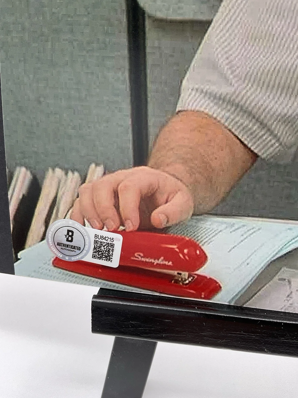 Stephen Root — Stephen Root signed photo BAS Office Space signed 8x10 Milton Swingline Stapler, image 3
