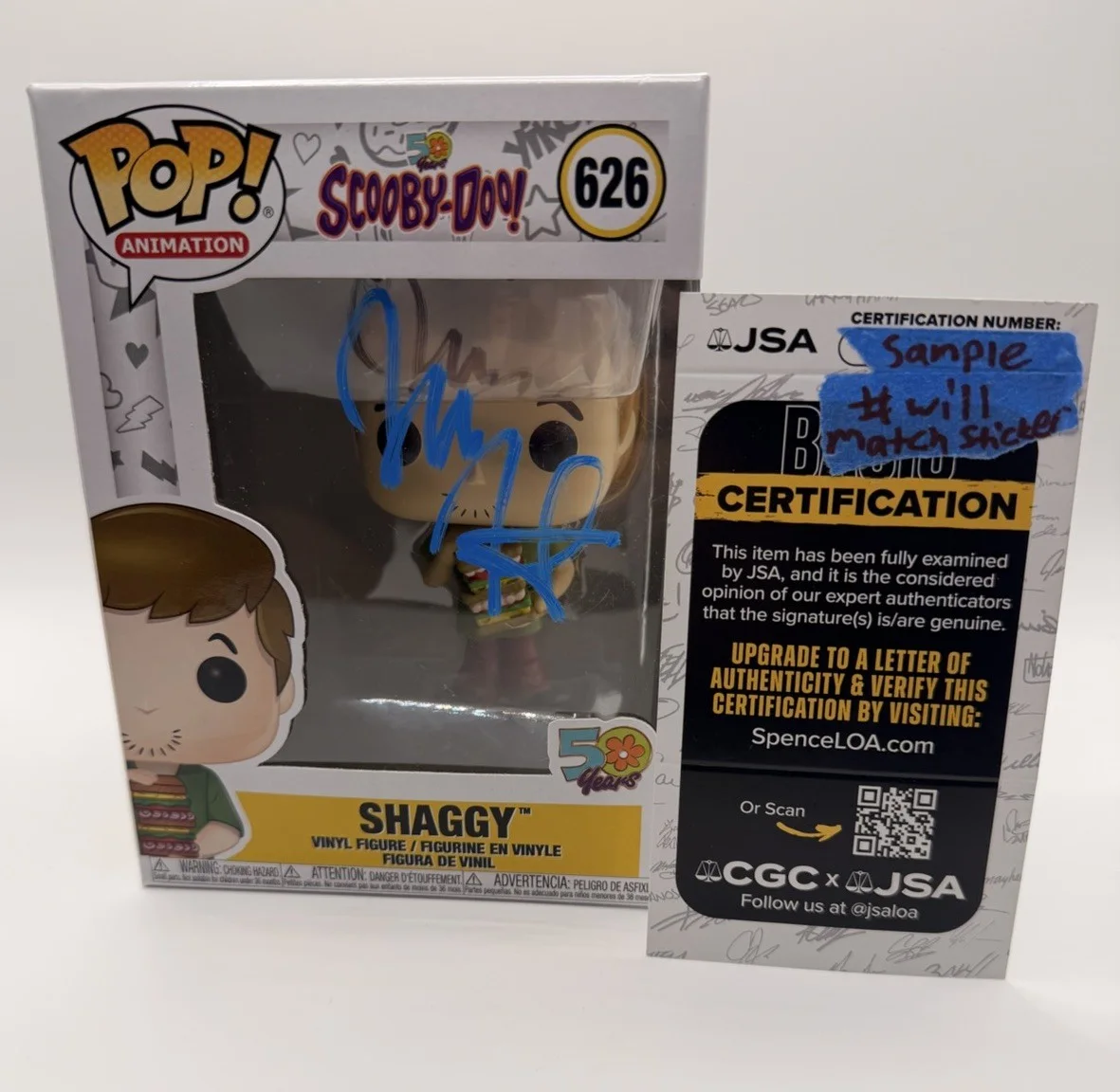 Will Forte — Will Forte Scooby-Doo Signed Shaggy #626 Funko Pop Vinyl Figure JSA COA SNL