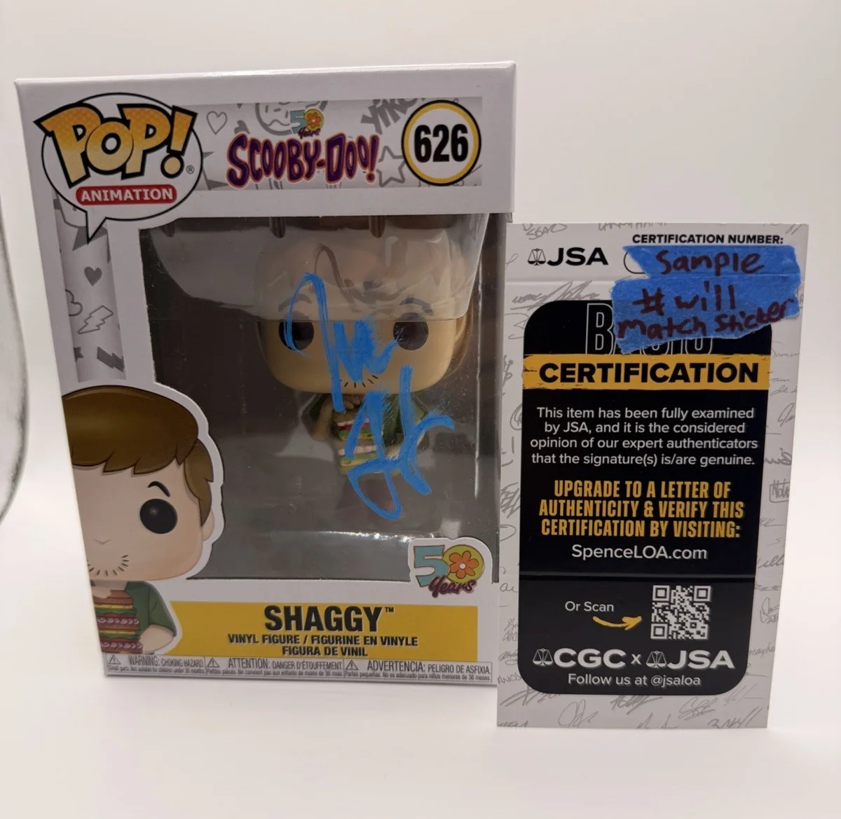 Will Forte — Will Forte Scooby-Doo Signed Shaggy #626 Funko Pop Vinyl Figure JSA COA SNL