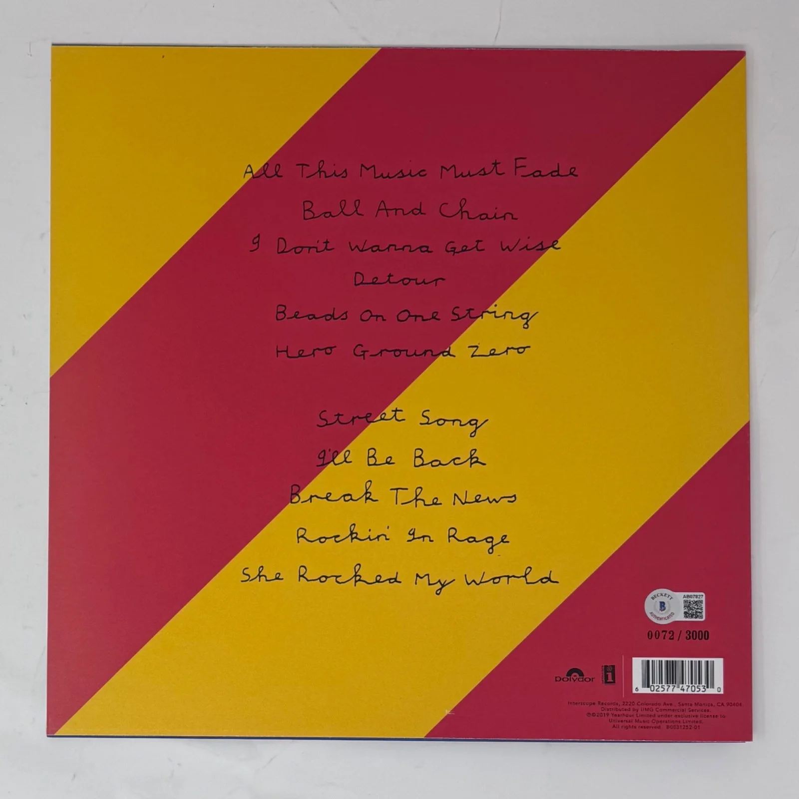 THE WHO Signed Roger Daltrey Pete Townshend Autograph Detour Vinyl Album Beckett, изображение 4
