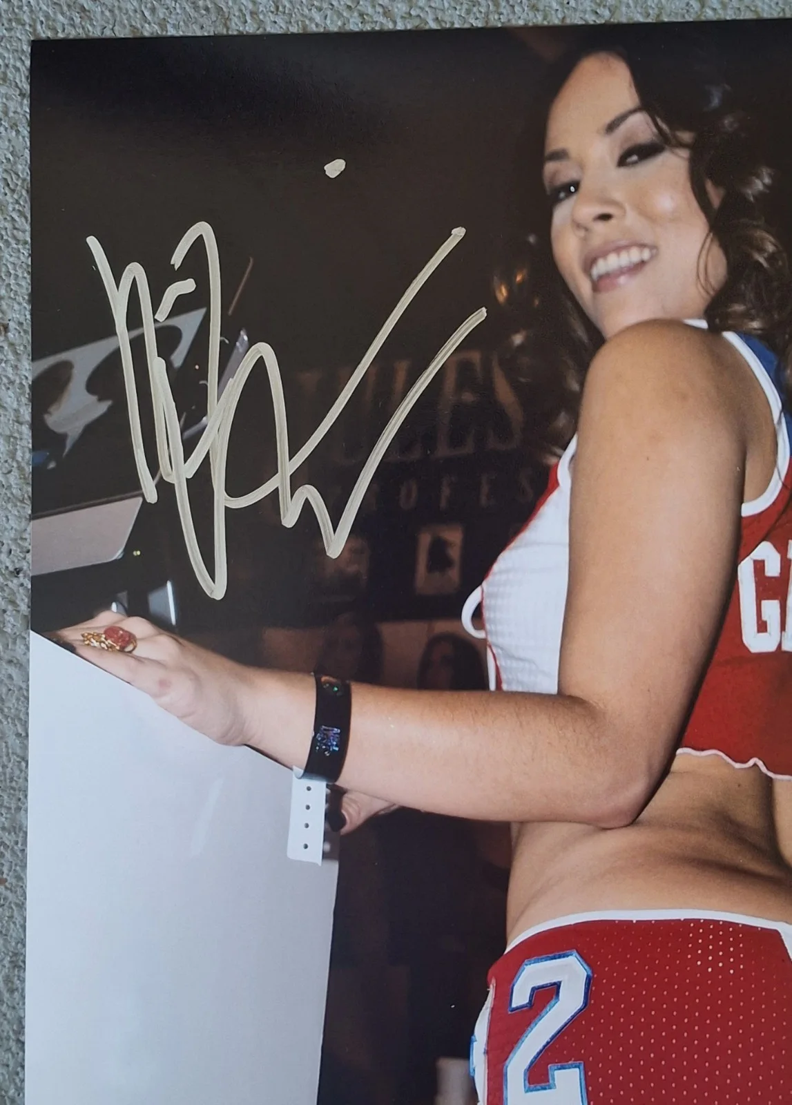 Kristina ROSE Signed 8x12" Original PHOTO #3 - Sporty Shorts, изображение 2