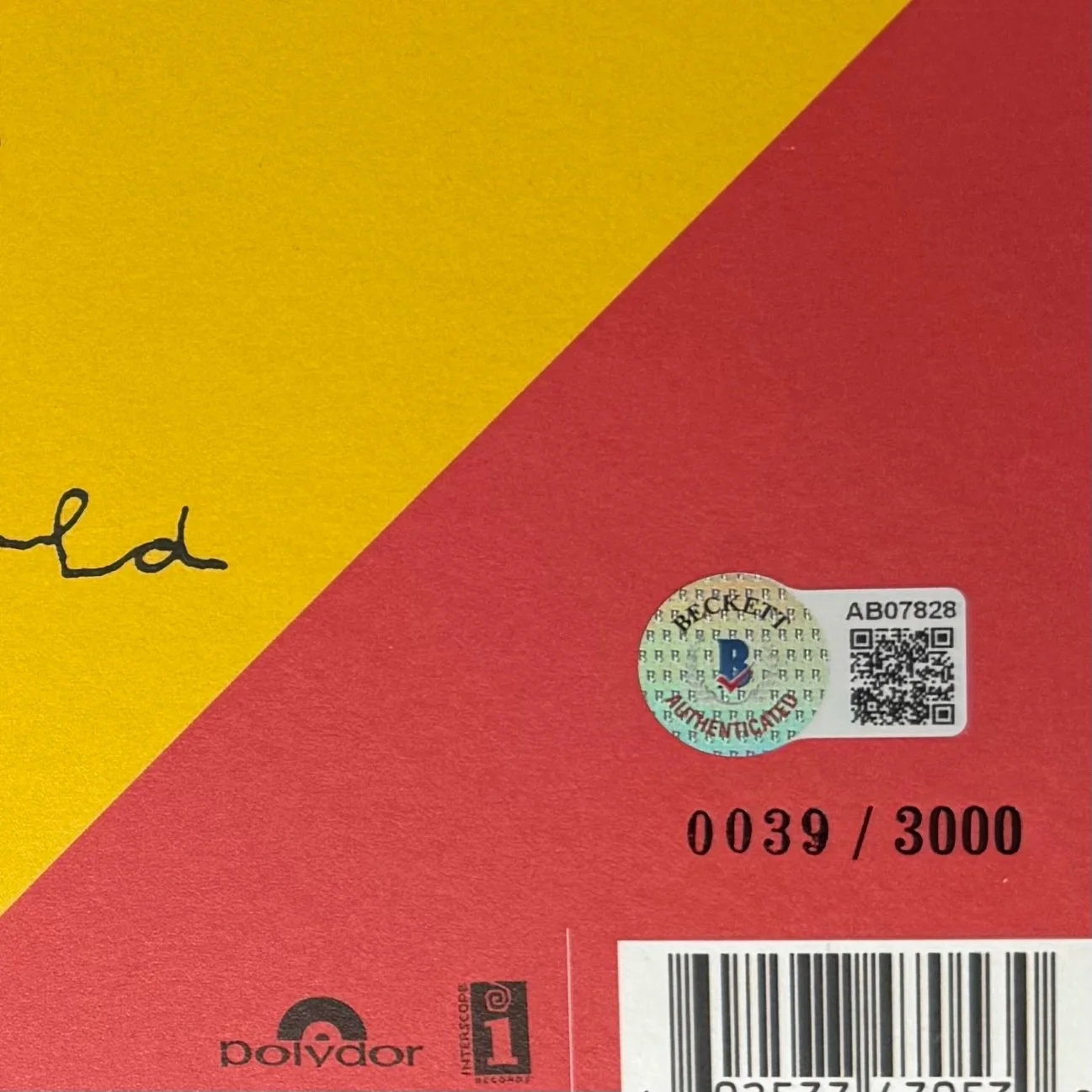 Roger Daltrey Pete Townshend THE WHO Signed Autograph Detour Vinyl Album BAS COA, изображение 5