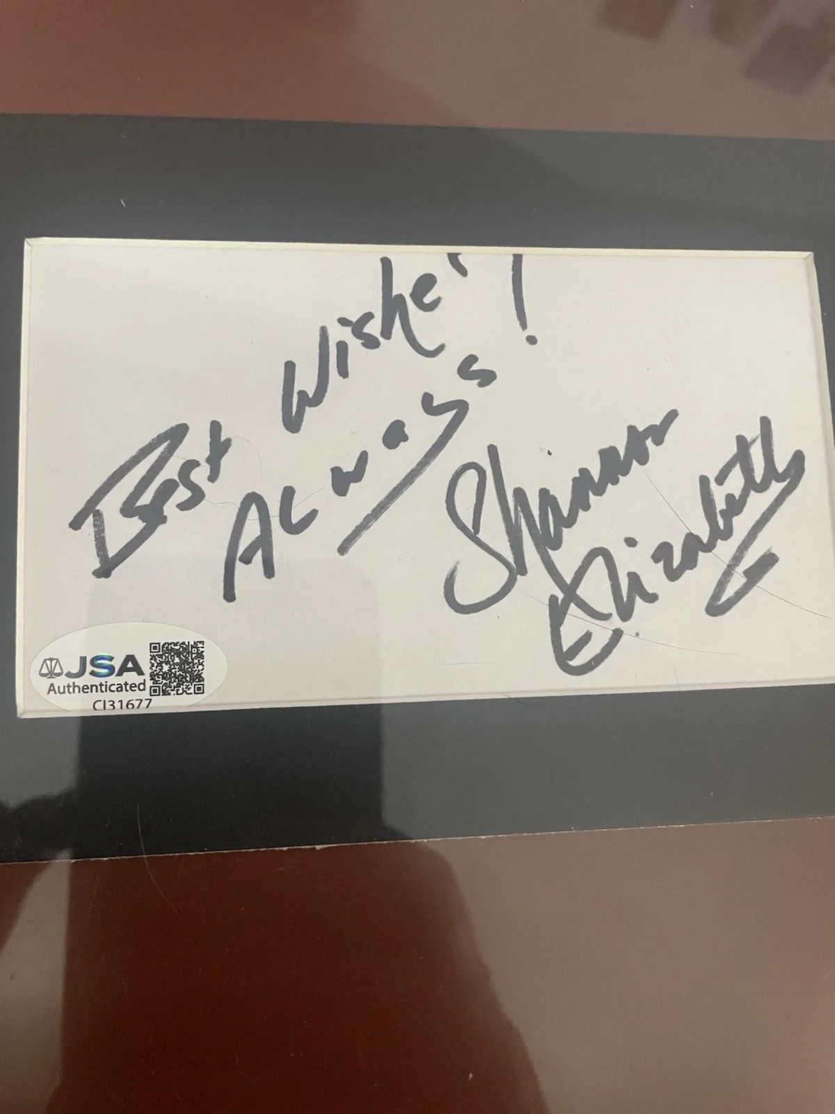 Shannon Elizabeth Signed Index JSA COA Frame 11x14 American Pie Thirteen Ghosts, image 2
