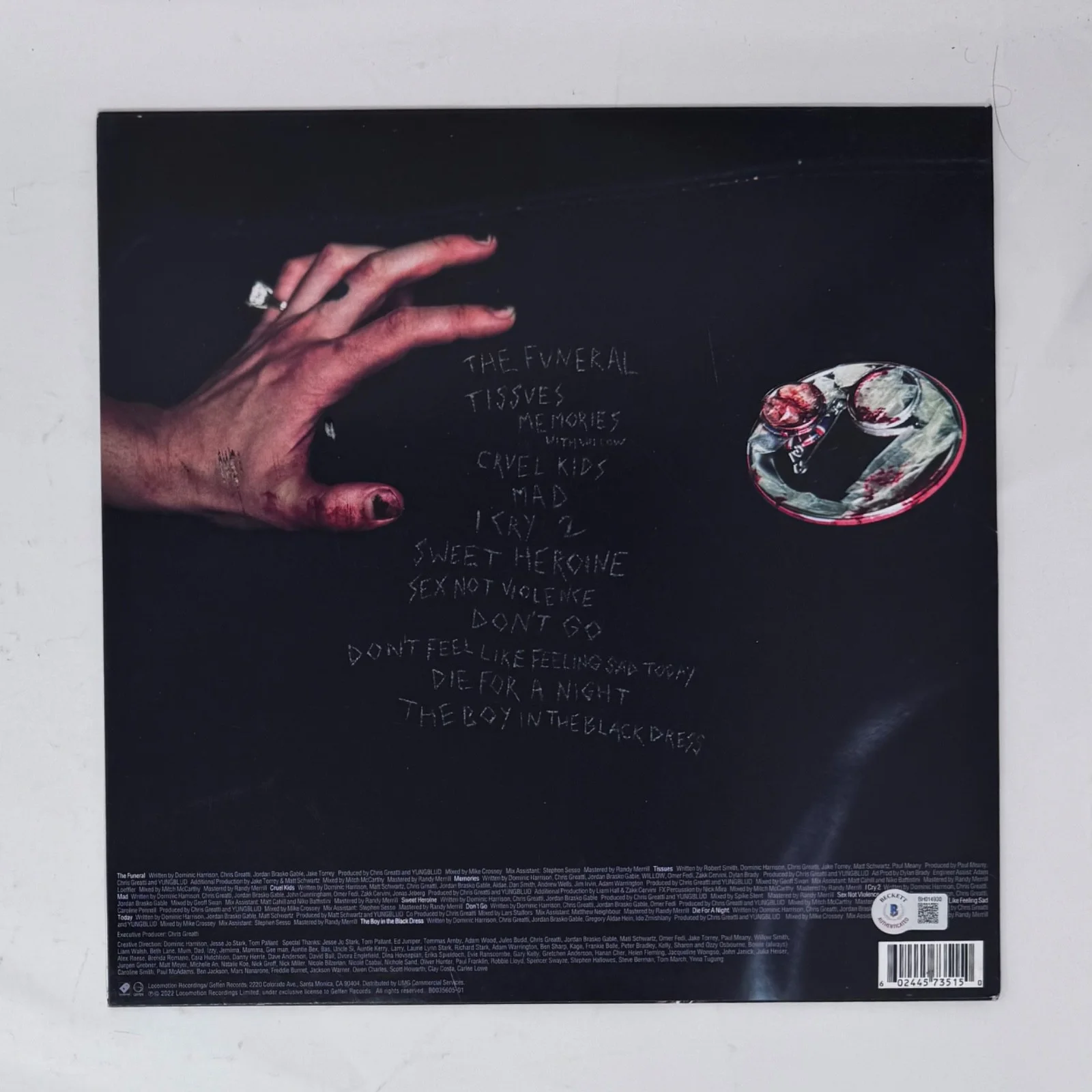 Yungblud Signed Autograph Self-Titled Vinyl Record Album ST LP 2022 Beckett COA, изображение 5