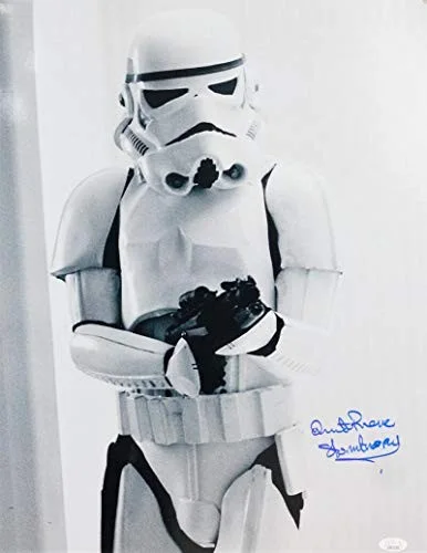 Quentin Pierre — Quentin Pierre Signed Movie Still 16x20 Photo w/ Stormtrooper - JSA Auth *Blue, изображение 3