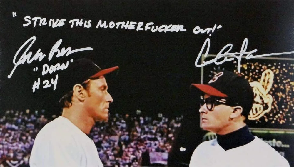 Charlie Sheen, Corbin Bernsen, Tom Berenger — Charlie Sheen/Corbin Bernsen Signed 11x14 Major League Photo- Beckett Auth *, изображение 5