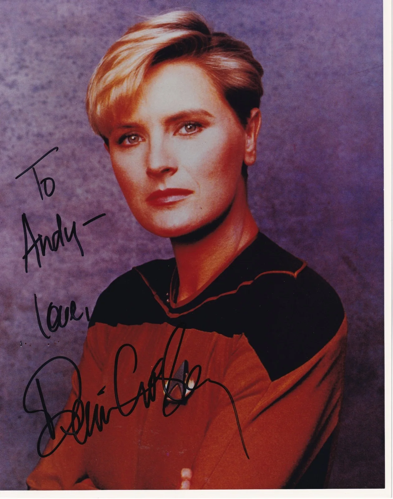 Denise Crosby — Denise Crosby Star Trek signed 8 x 10 Photo w/COA