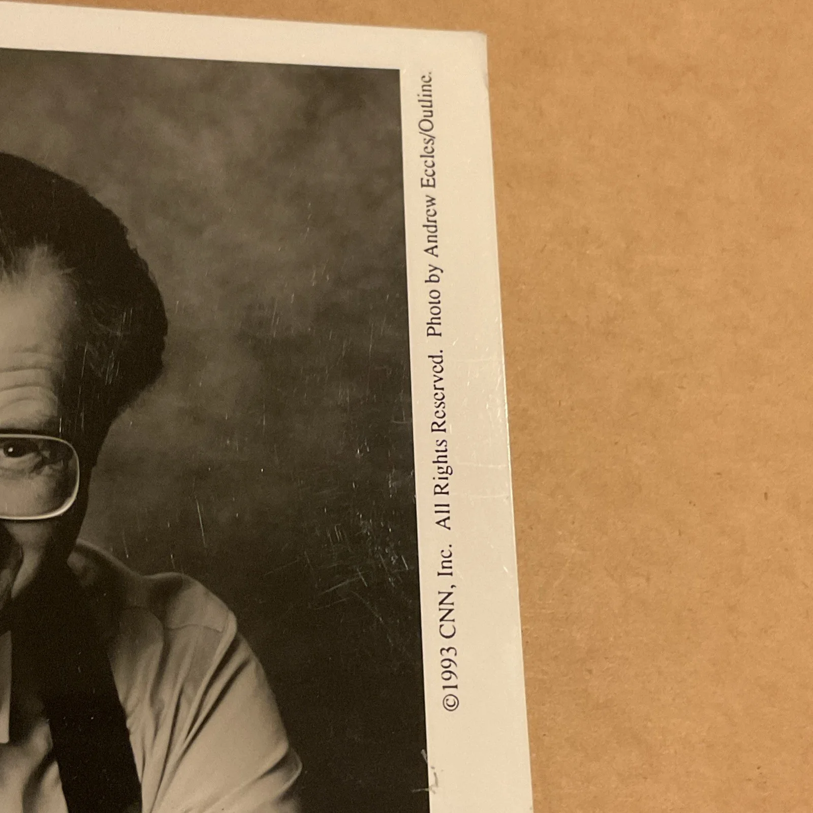 Larry King — Larry King Signed Autographed 5x7 Photo 1993 CNN Press Photo, изображение 3