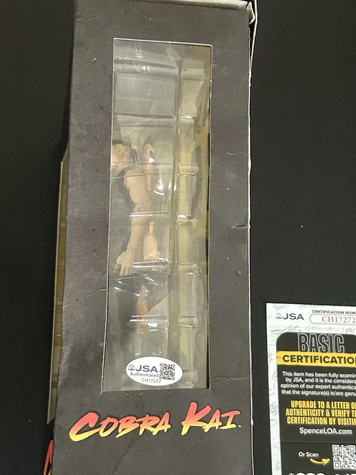 Cobra Kai Johnny Lawrence Action Figure William Zabka Signed JSA COA, изображение 2