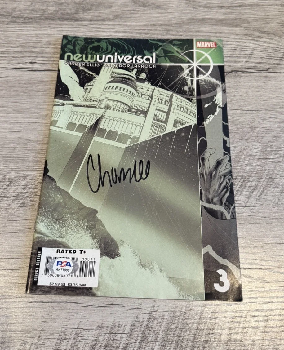 Chumlee — Chumlee Pawn Stars Autographed Signed New Universal Comic Book PSA COA