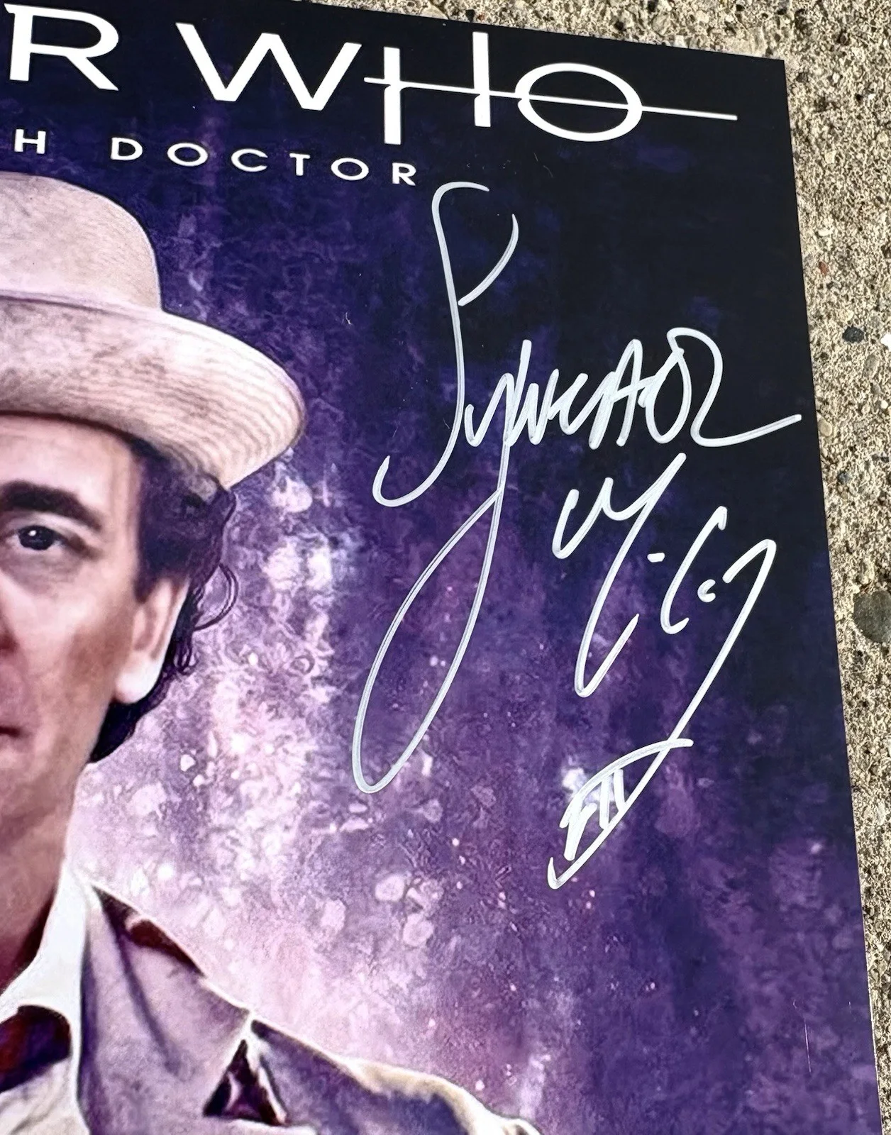 DOCTOR WHO Sylvester McCoy SIGNED 11x14 Photo, image 3