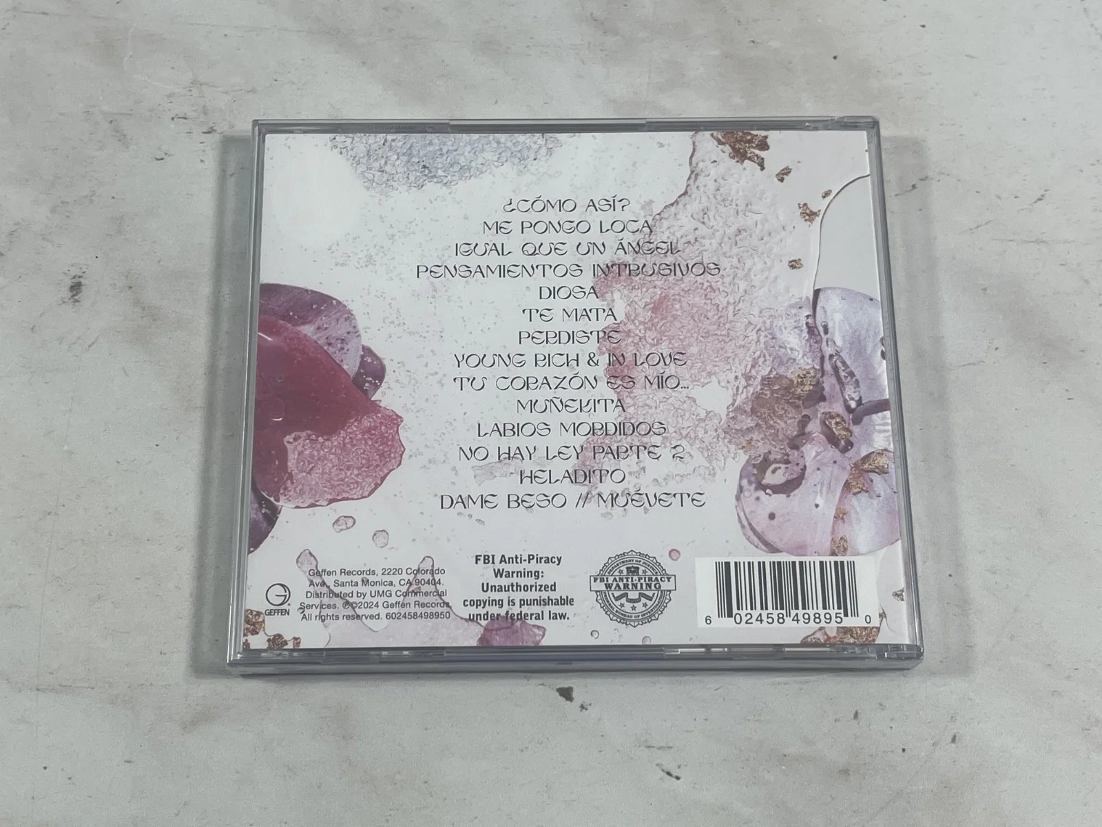 Kali Uchis: Orquideas CD with signed insert sealed AUTOGRAPHED, image 2