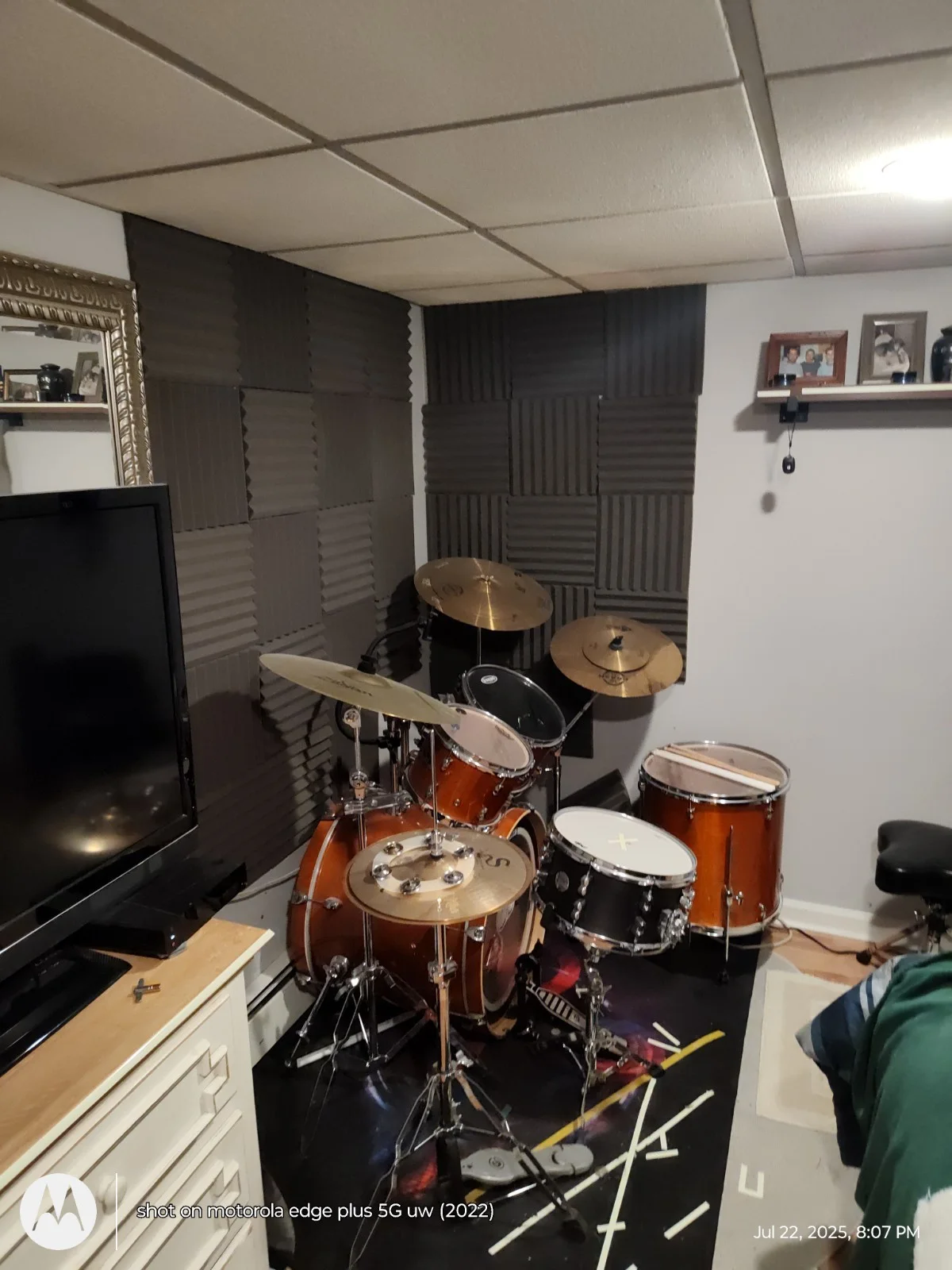 Autographed Dream TheatarCymbal 13" wuhan highhat, image 2