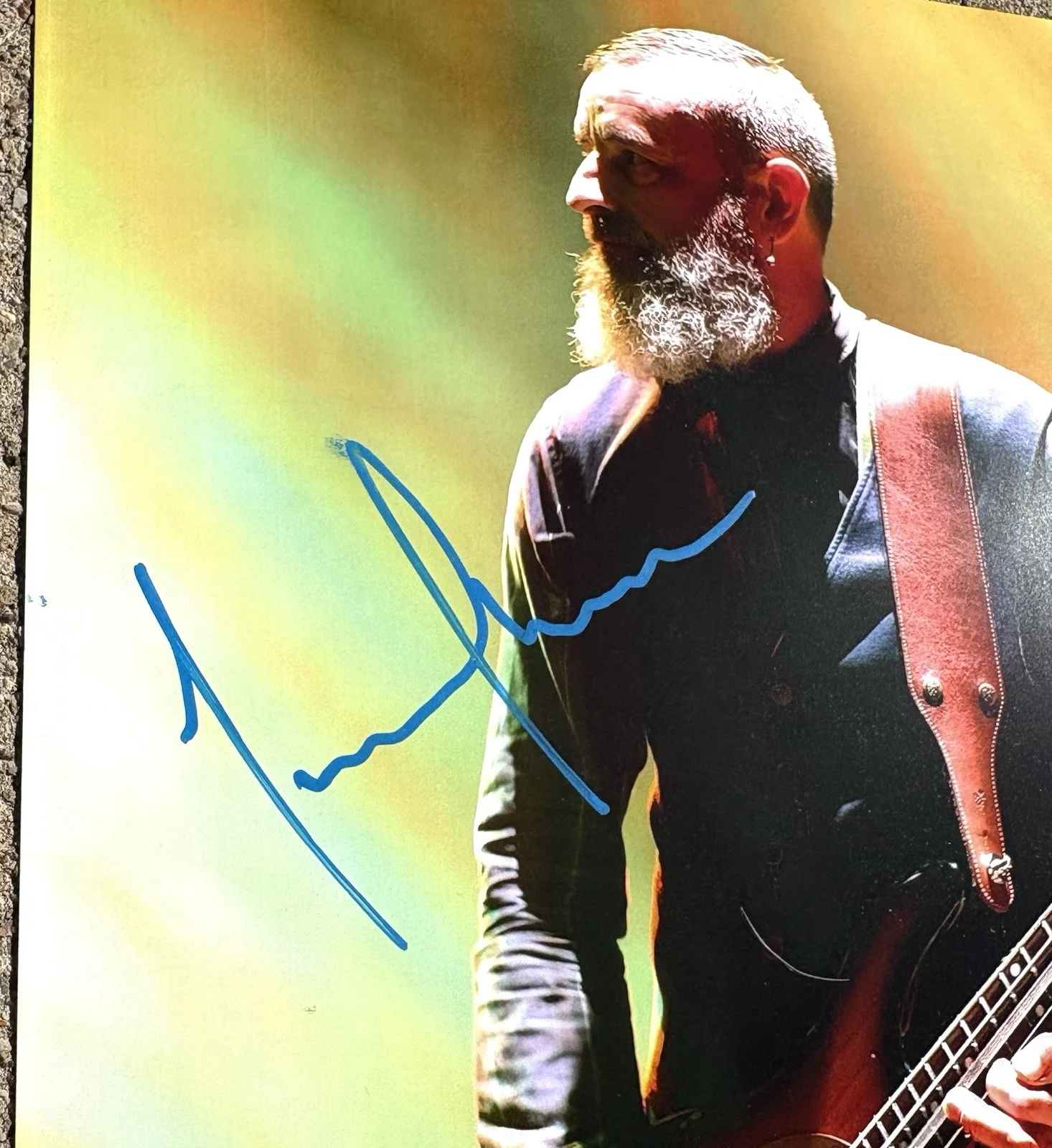 TOOL Justin Chancellor SIGNED 8X10 Photo JSA COA B, image 3