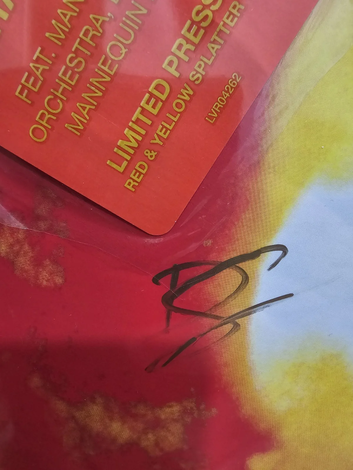 MILITARIE GUN LIFE UNDER THE SUN VINYL SIGNED RED & YELLOW SPLATTER LP, image 2