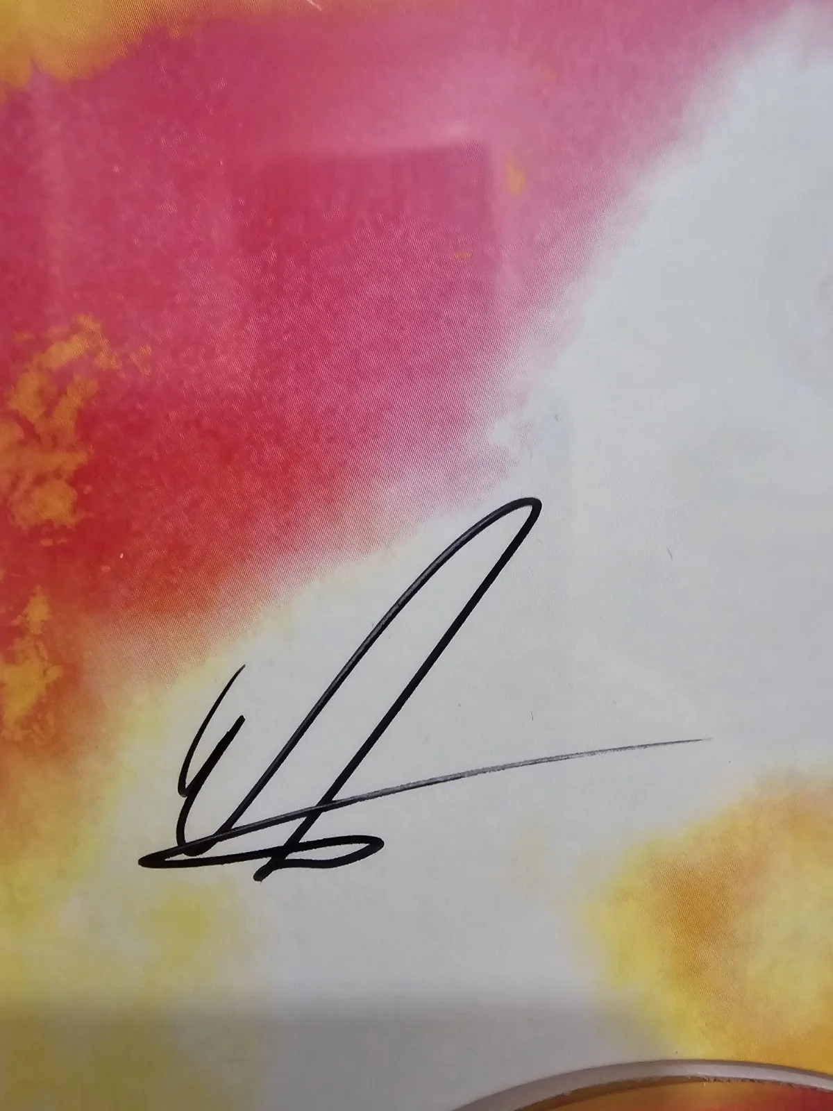 MILITARIE GUN LIFE UNDER THE SUN VINYL SIGNED RED & YELLOW SPLATTER LP, image 3