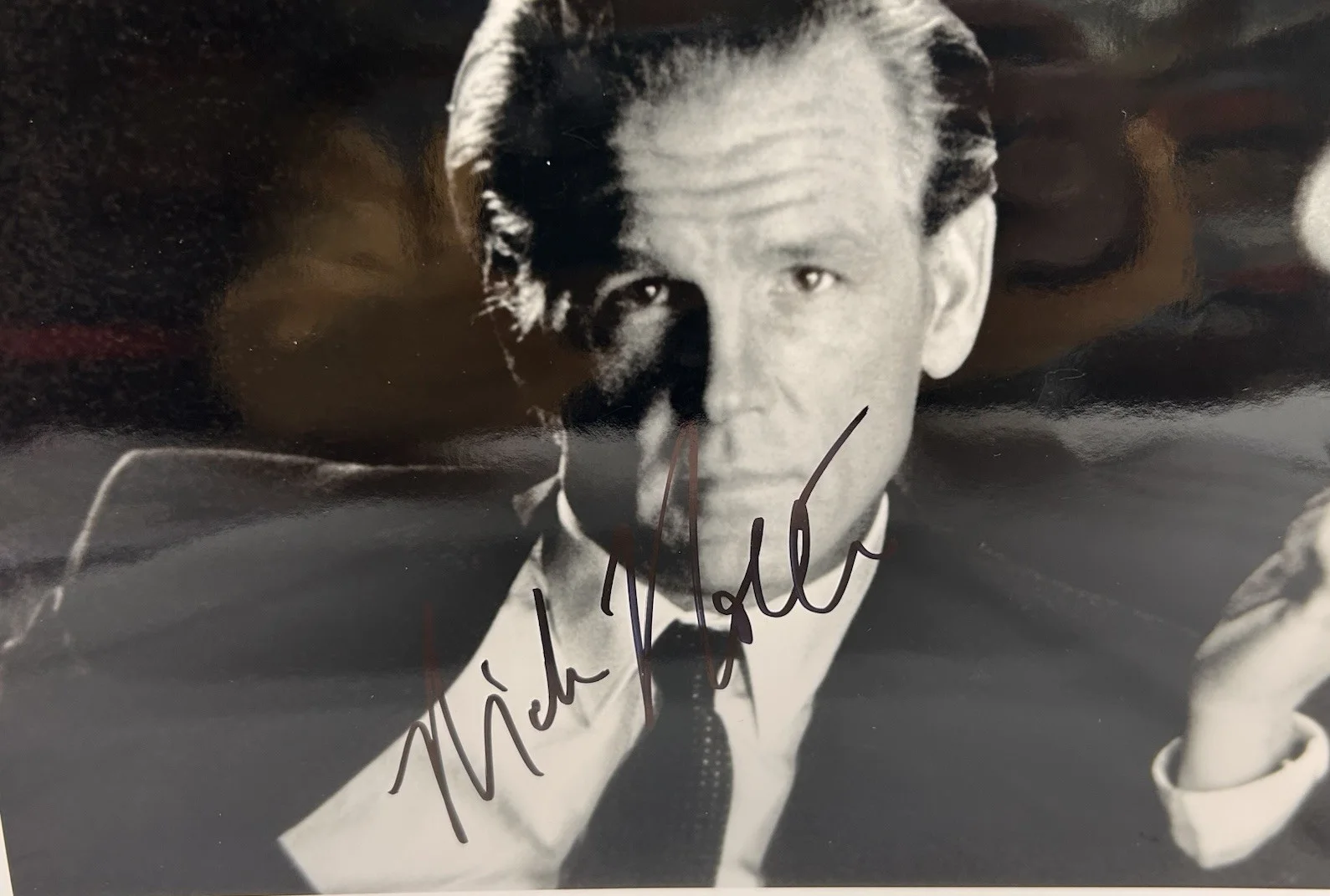 Nick Nolte — Nick Nolte American Actor 10 x 8” B/W Picture Signed