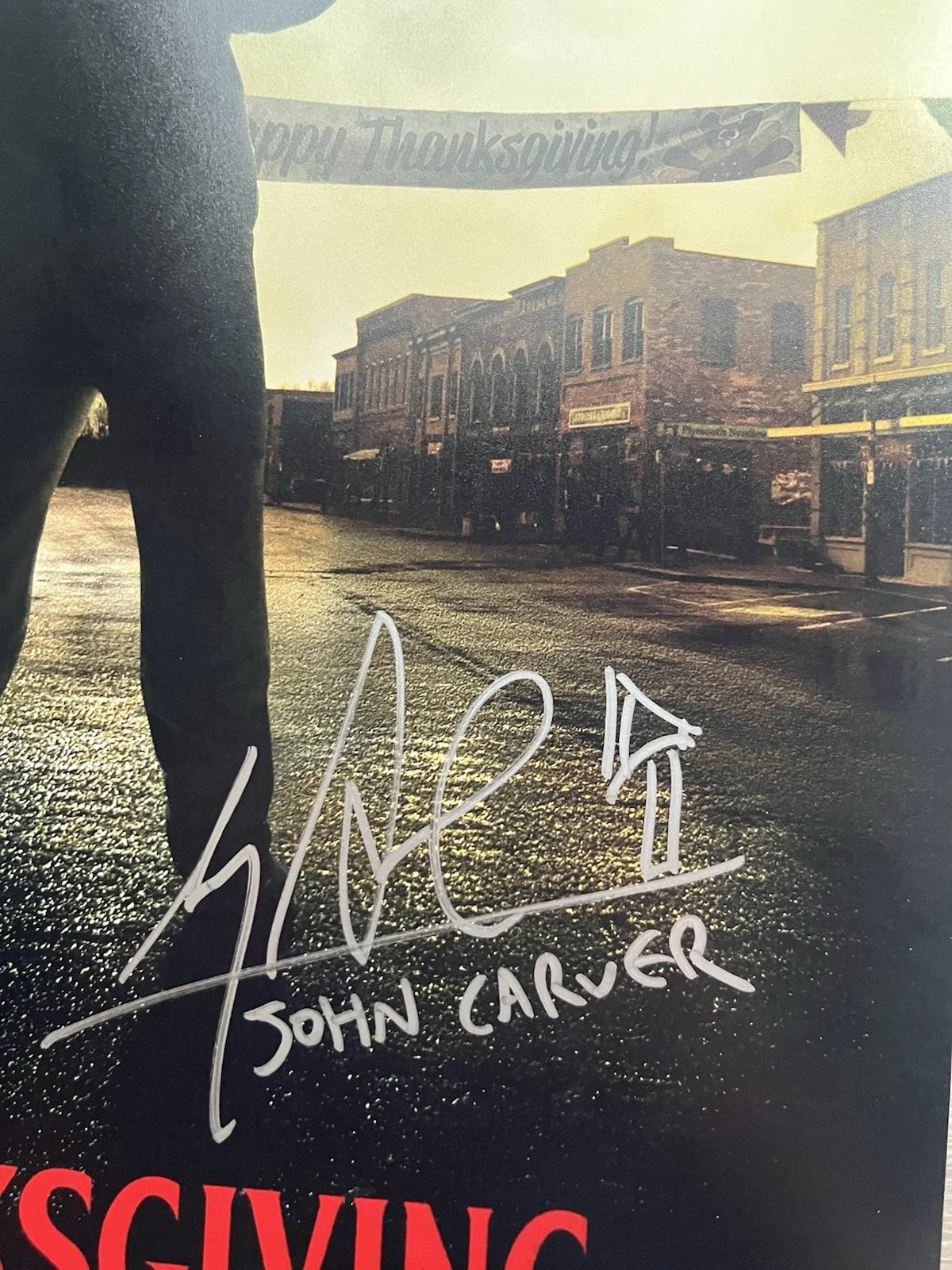 Karen Cliche Alex Armbruster Signed Thanksgiving 11x17 Photo JSA COA John Carver, изображение 5