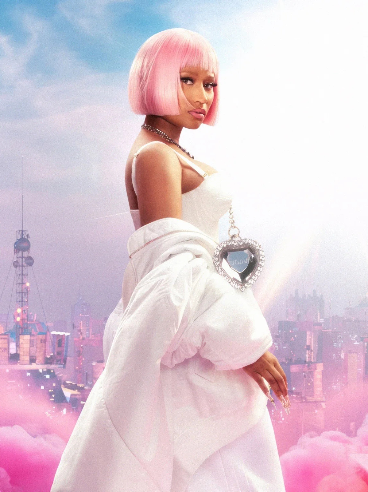 Nicki Minaj Pink Friday 2 CD With Signed Autographed Art Card Sealed, image 4