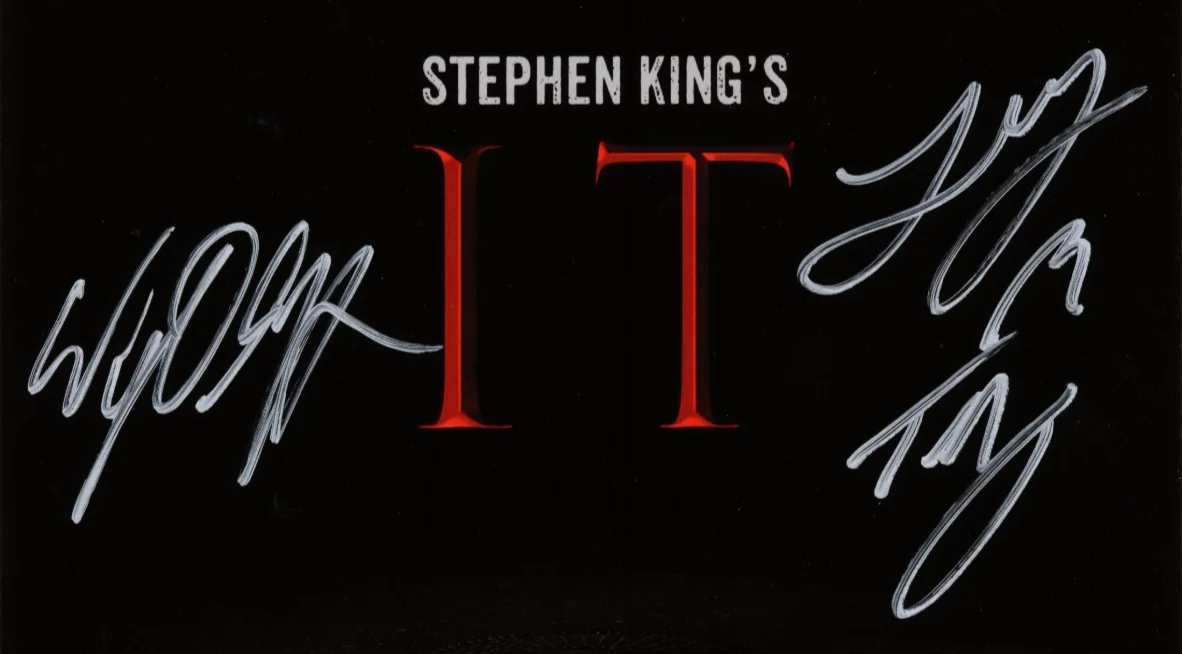 IT Stephen King Film Cast Multi Autographed Signed Poster Photo AMCo COA 15167, изображение 2