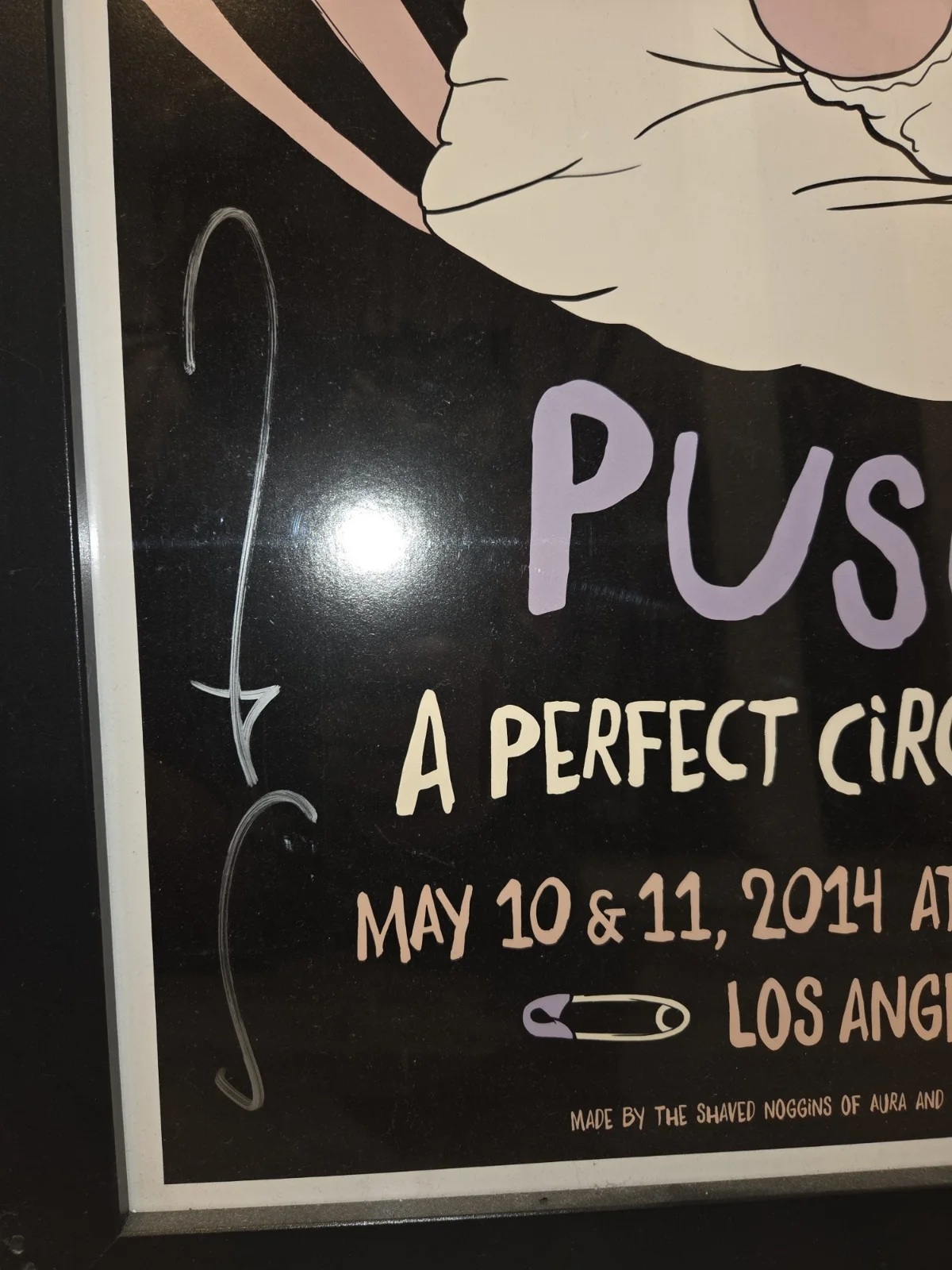 MAYNARD JAMES KEENAN SIGNED CINQUANTA POSTER AUTOGRAPHED PUSCIFER TOOL, изображение 2