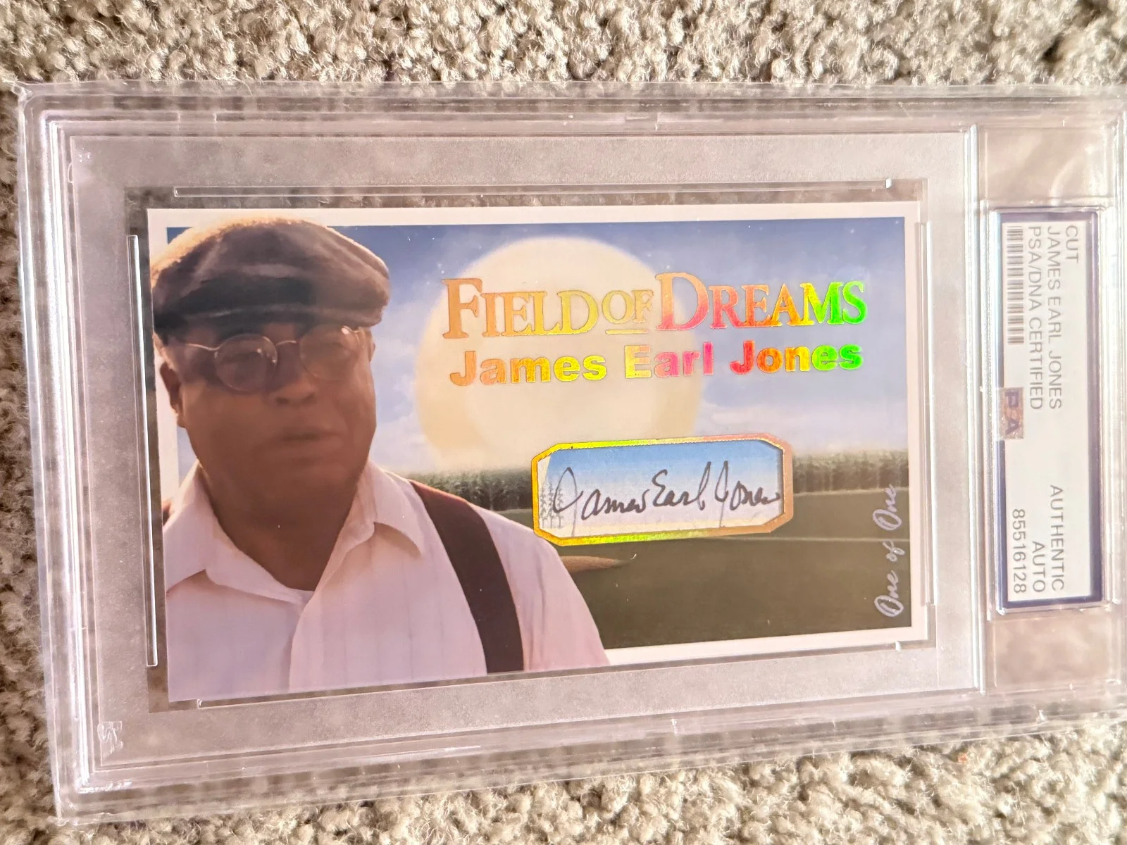 JAMES EARL JONES — PSA/DNA Signed James Earl Jones Darth Vader FIELD of DREAMS 1/1 THE ONLY 1 MADE
