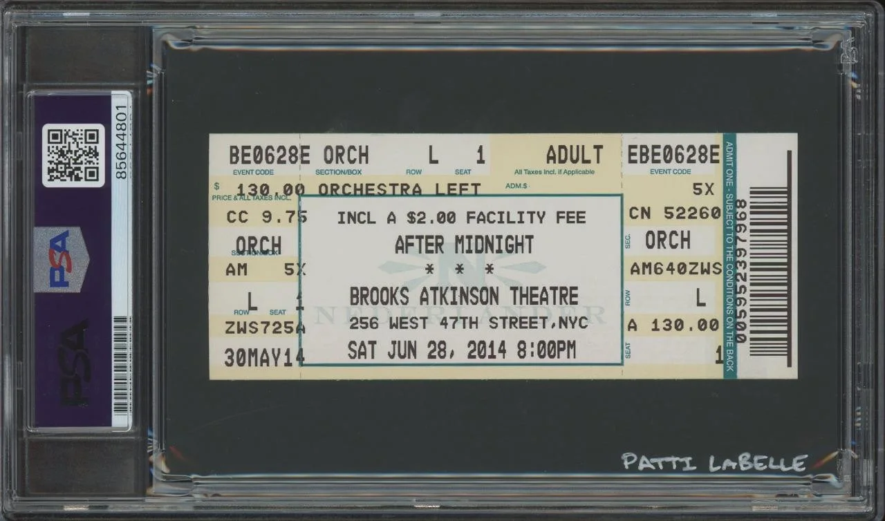 PATTI LaBELLE autograph cut w/ticket | R&B Great & Actress - signed PSA/DNA cert, image 2