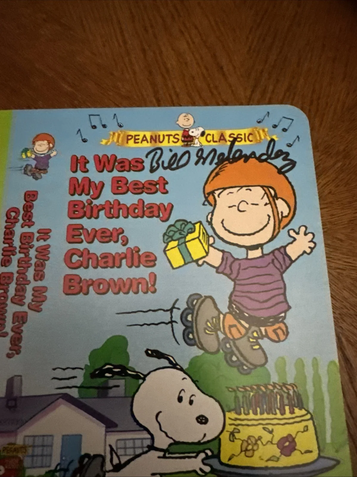 Bill Melendez Signed VHS Sleeve Best Birthday Ever Charlie Brown Peanuts, изображение 2