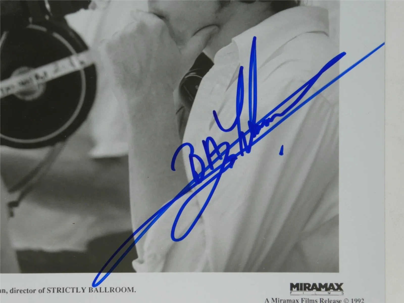 Baz Luhrmann — Baz Luhrmann Signed 8x10 Promo Photo Strictly Ballroom Personalized Doug DAMAGE, изображение 2