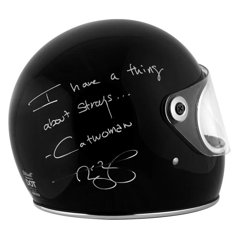 Zoe Kravitz — Zoe Kravitz Autographed Catwoman Selina Kyle Authentic Movie Helmet with Insc, изображение 3