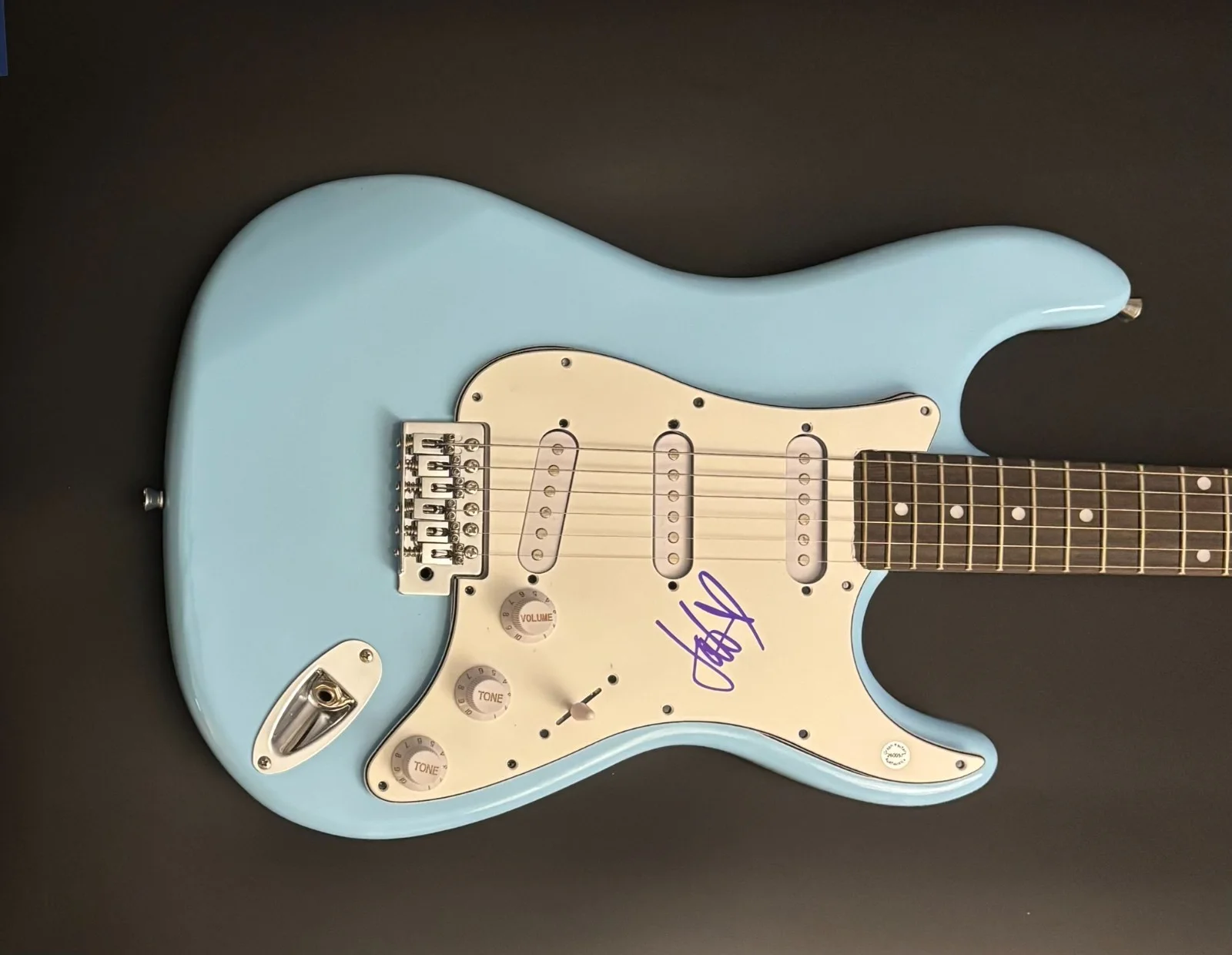 GFA Greedy & you broke me first * TATE McRAE * Signed Electric Guitar PROOF COA, изображение 4