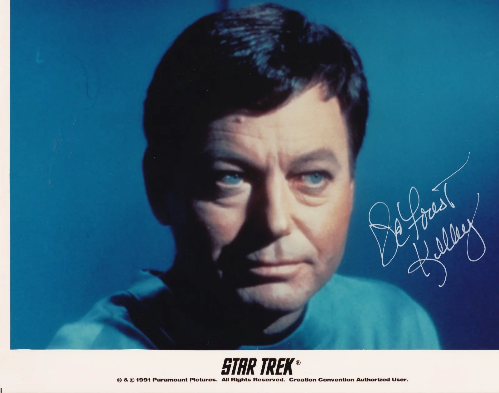 Deforest Kelly — Deforest Kelly Star Trek signed 8 x 10 photo w/COA