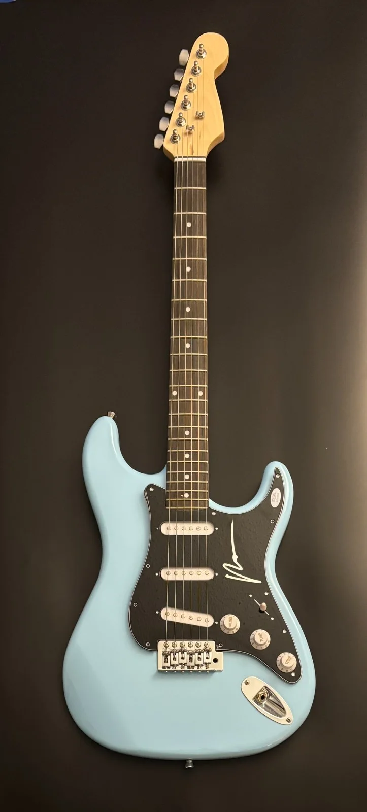 PSA Fall Out Boy FOB Singer * PATRICK STUMP * Signed Electric Guitar PROOF COA, image 4