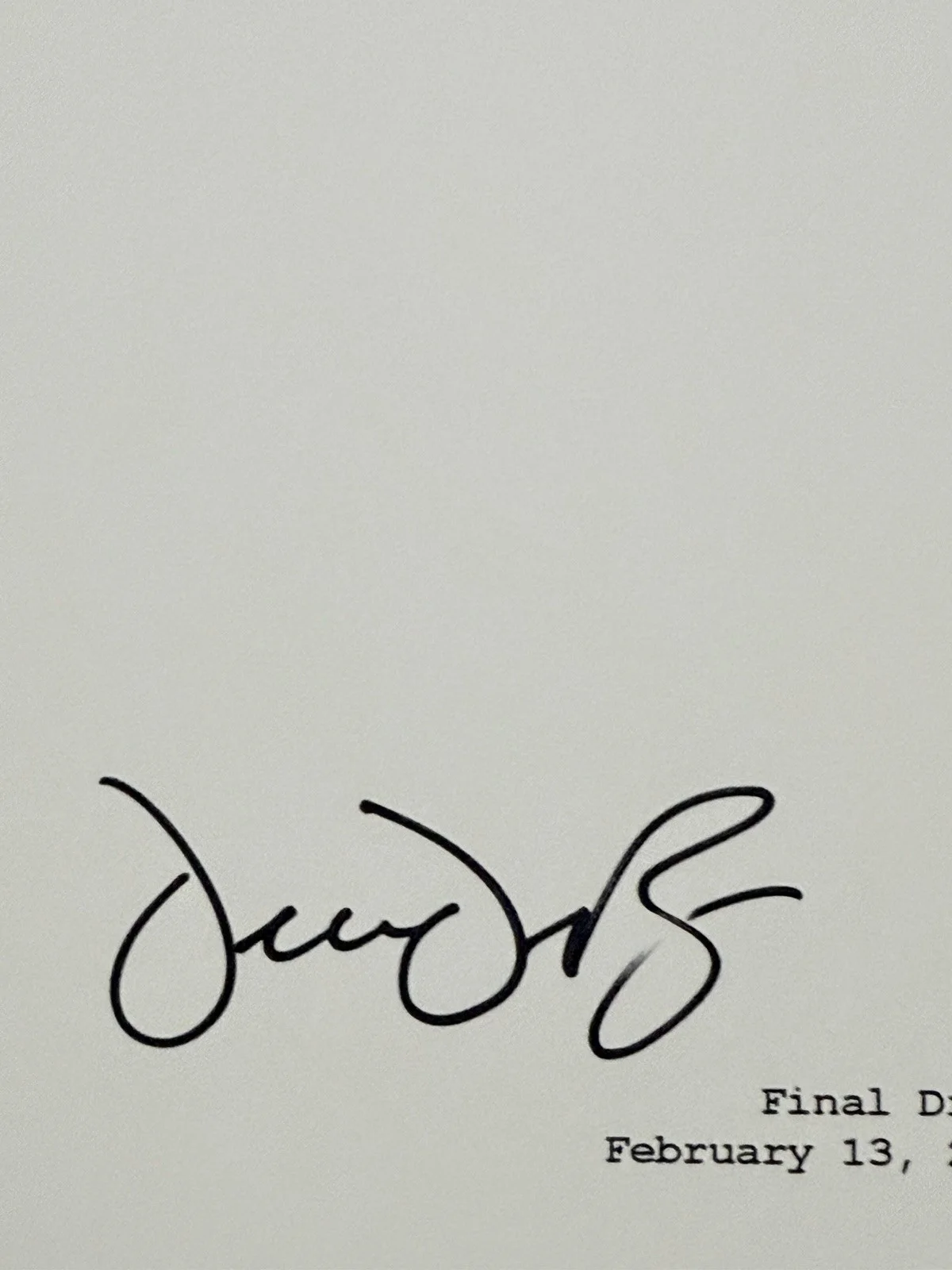 Dean DeBlois — DEAN DEBLOIS SIGNED HOW TO TRAIN YOUR DRAGON SCRIPT COVER AUTOGRAPH BECKETT (B), image 3