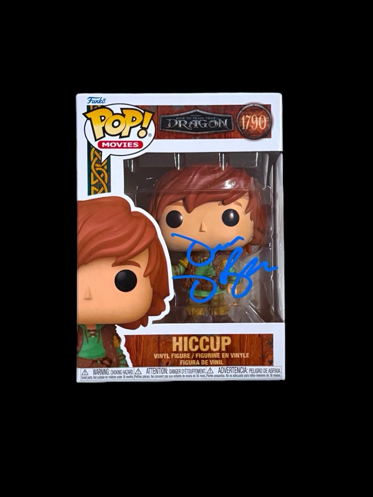 Dean DeBlois — Dean DeBlois Signed Hiccup How To Train Your Dragon Autograph Funko Pop 1790 JSA, изображение 2