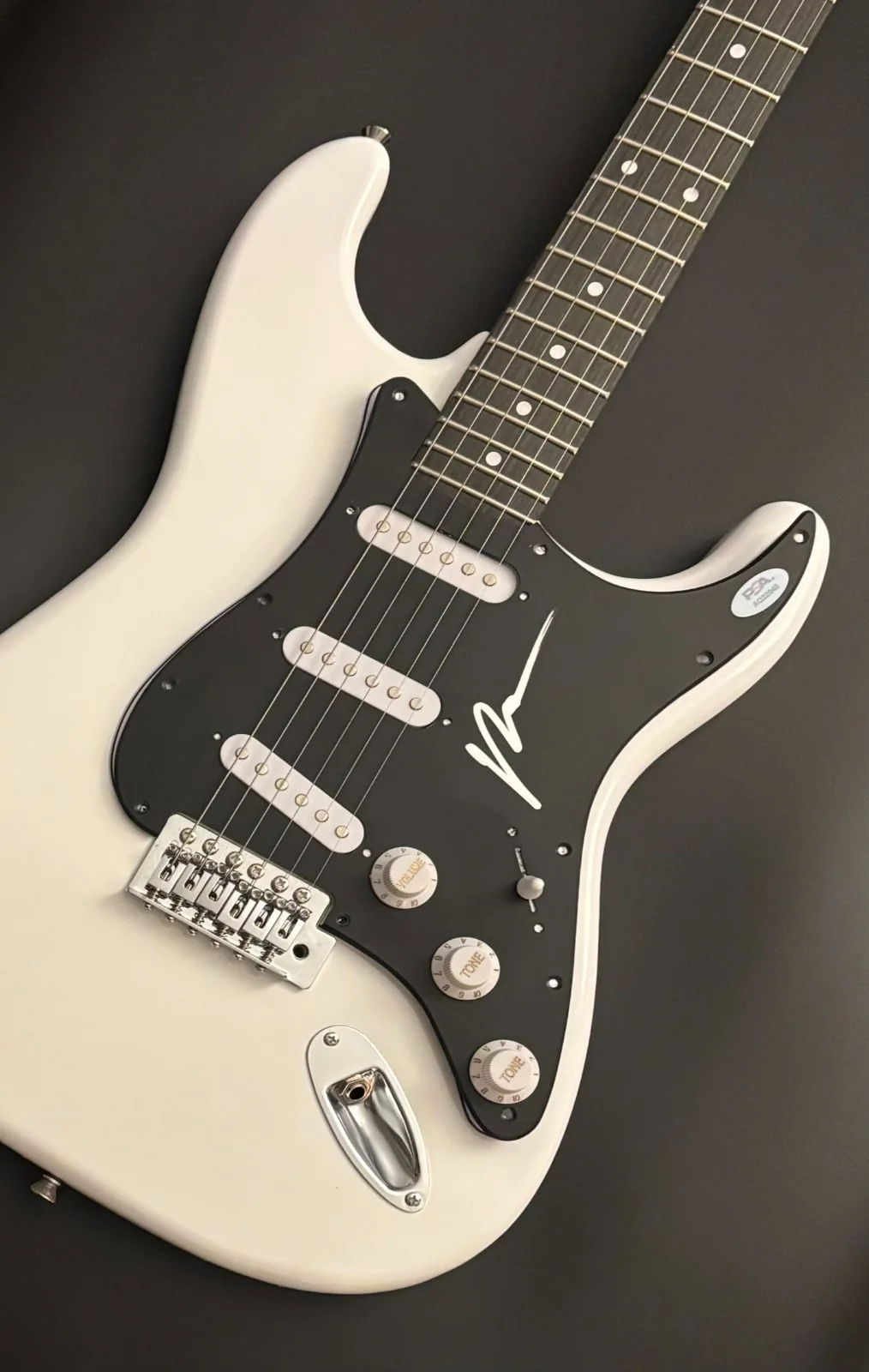 PSA Fall Out Boy FOB Singer * PATRICK STUMP * Signed Electric Guitar PROOF COA, image 4