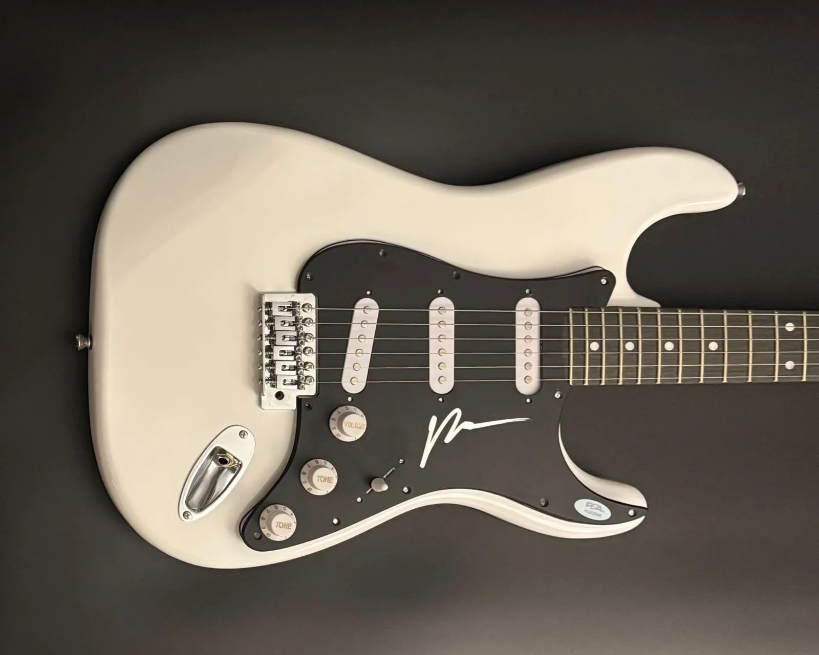 PSA Fall Out Boy FOB Singer * PATRICK STUMP * Signed Electric Guitar PROOF COA, image 5