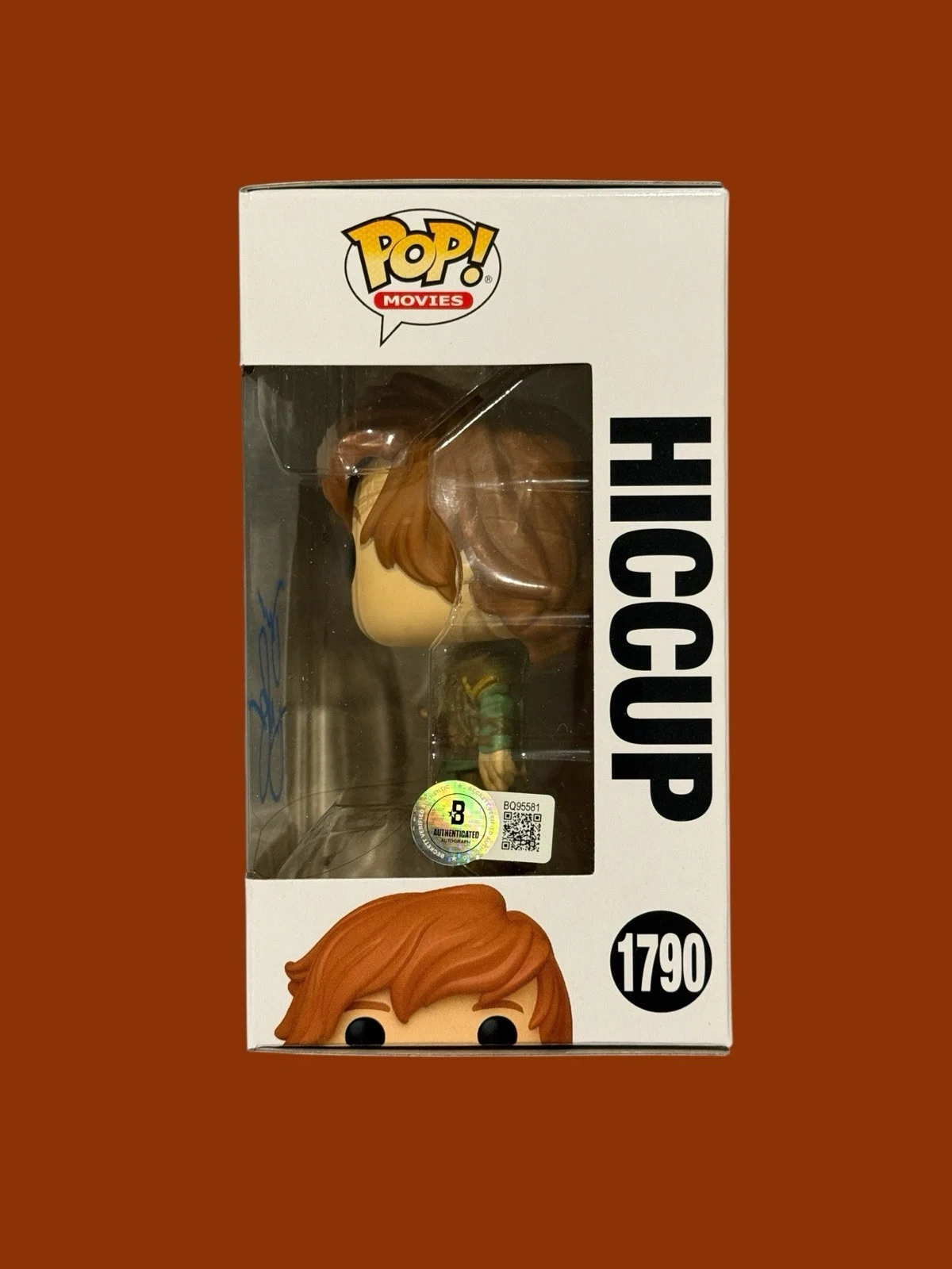 Dean DeBlois — Dean DeBlois Signed Hiccup Funko Pop How To Train Your Dragon Beckett BQ95581, image 3