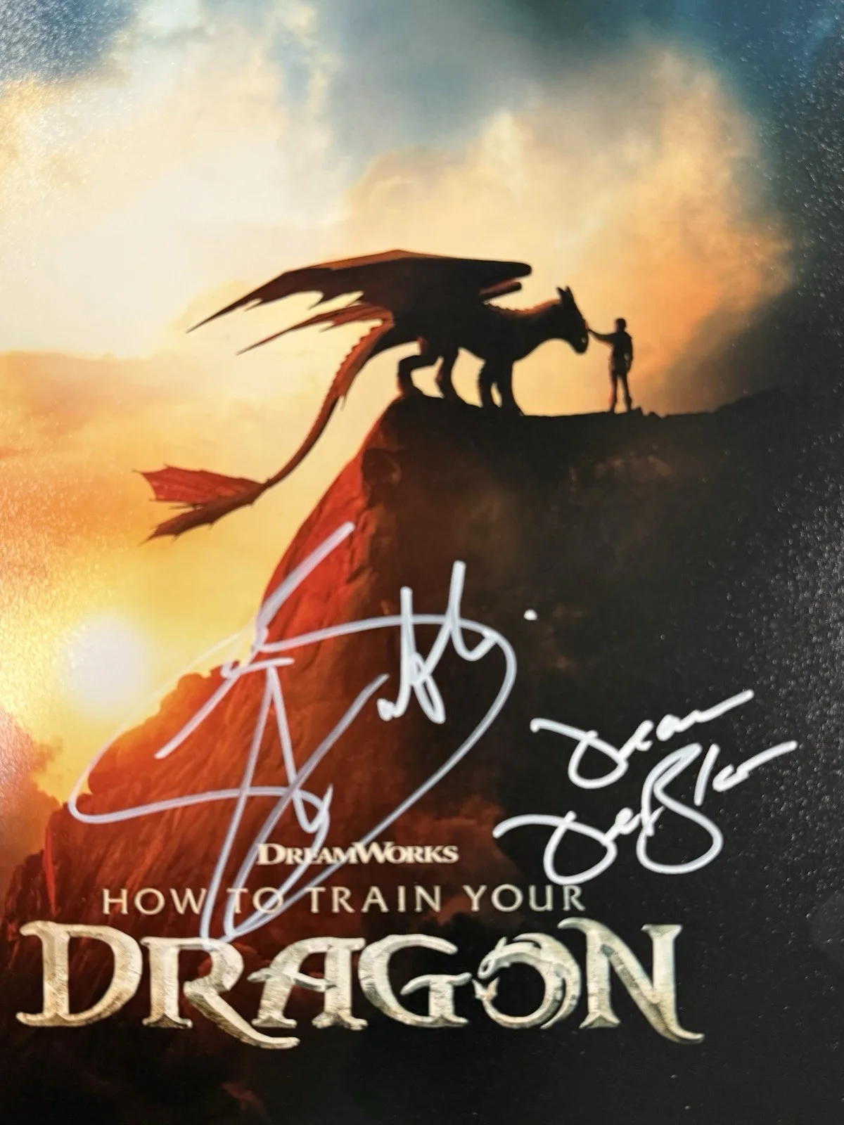Gerard Buttler, Dean DeBlois — GERARD BUTLER DEAN DEBLOIS HOW TO TRAIN YOUR DRAGON 11x17 SIGNED PHOTO BECKETT-B, изображение 2