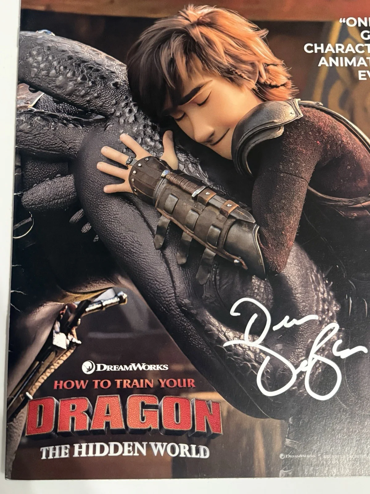 Dean DeBlois — DEAN DEBLOIS SIGNED VARIETY PROGRAM HOW TO TRAIN YOUR DRAGON BECKETT BT55347, image 4