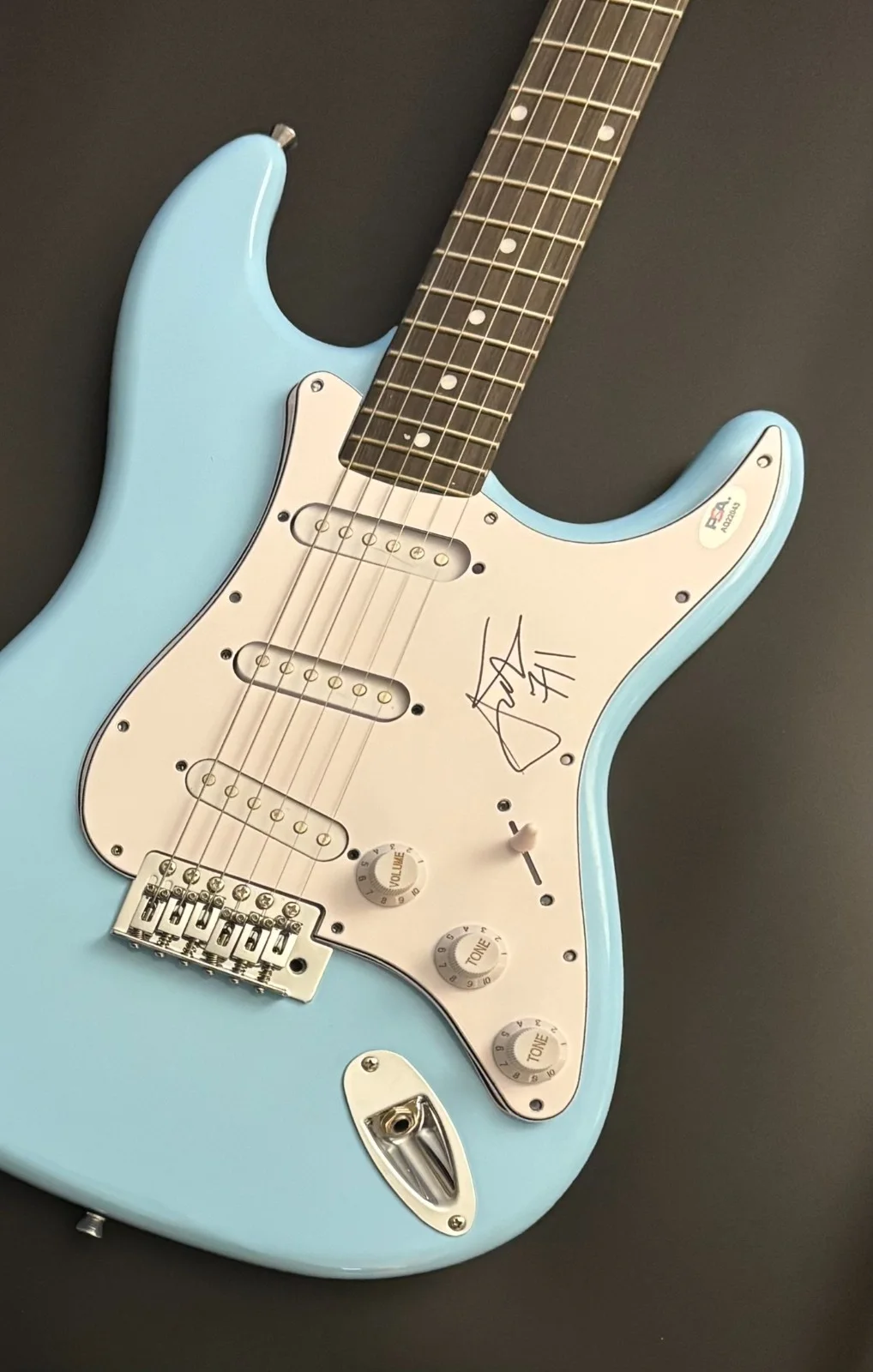 PSA Weezer Band Bassist * SCOTT SHRINER * Signed Electric Guitar COA, image 3
