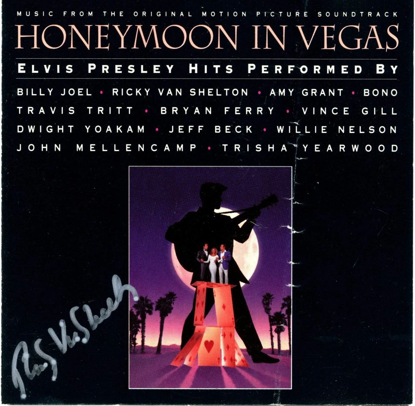 Ricky Van Shelton Autographed CD - Honeymoon in Vegas, изображение 2