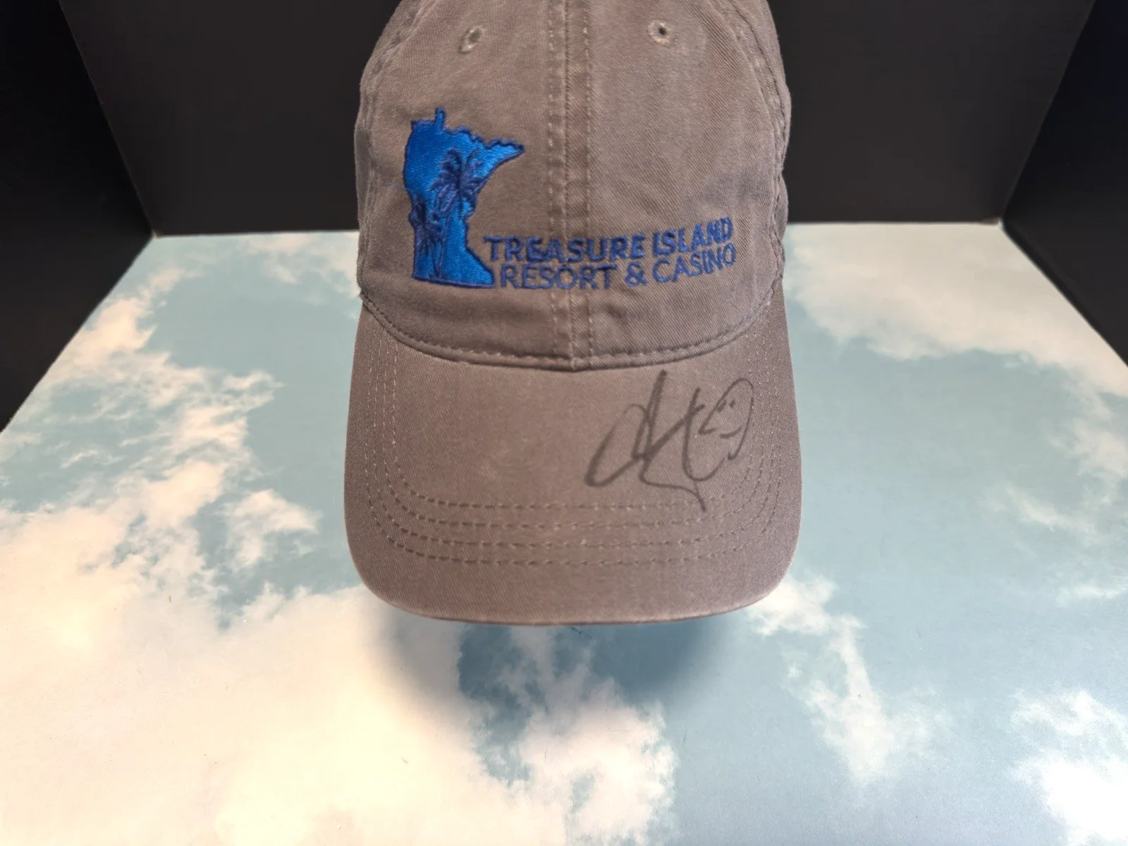 Adam Sandler Signed Autographed Treasure Island Resort & Casino MN Hat Cap, image 4