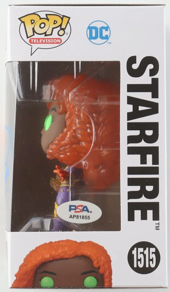Anna Diop — Anna Diop Signed "Titans" #1515 Starfire Funko Pop! Vinyl Figure (PSA), изображение 2