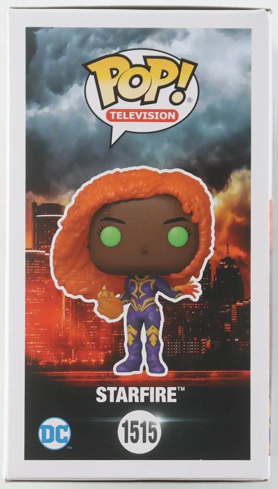 Anna Diop — Anna Diop Signed "Titans" #1515 Starfire Funko Pop! Vinyl Figure (PSA), изображение 4