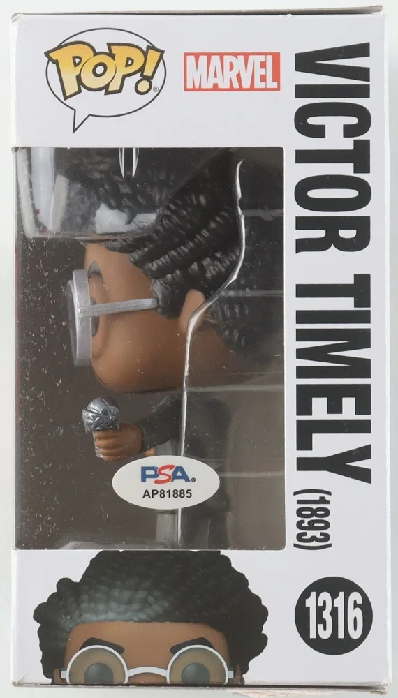 Jonathan Majors — JONATHAN MAJORS Loki Signed Auto Funko POP 1316 PSA, image 2