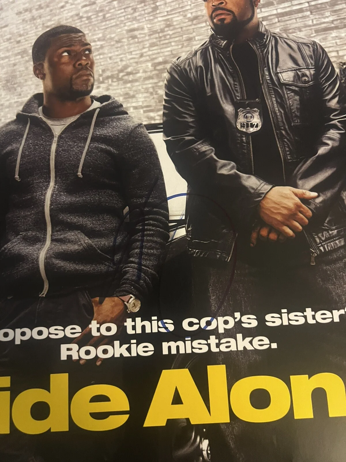 Kevin Hart — Signed Kevin Hart Autographed 11"x17 Ride Along Mini Poster Photo, изображение 4