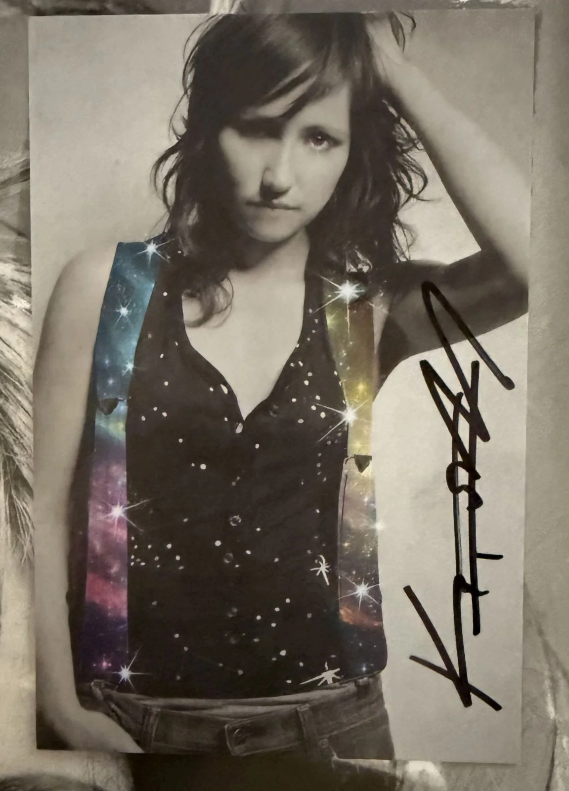 K.T. Tunstall Signed Autographed "Eye to the Telescope" Record Album Insert, изображение 2