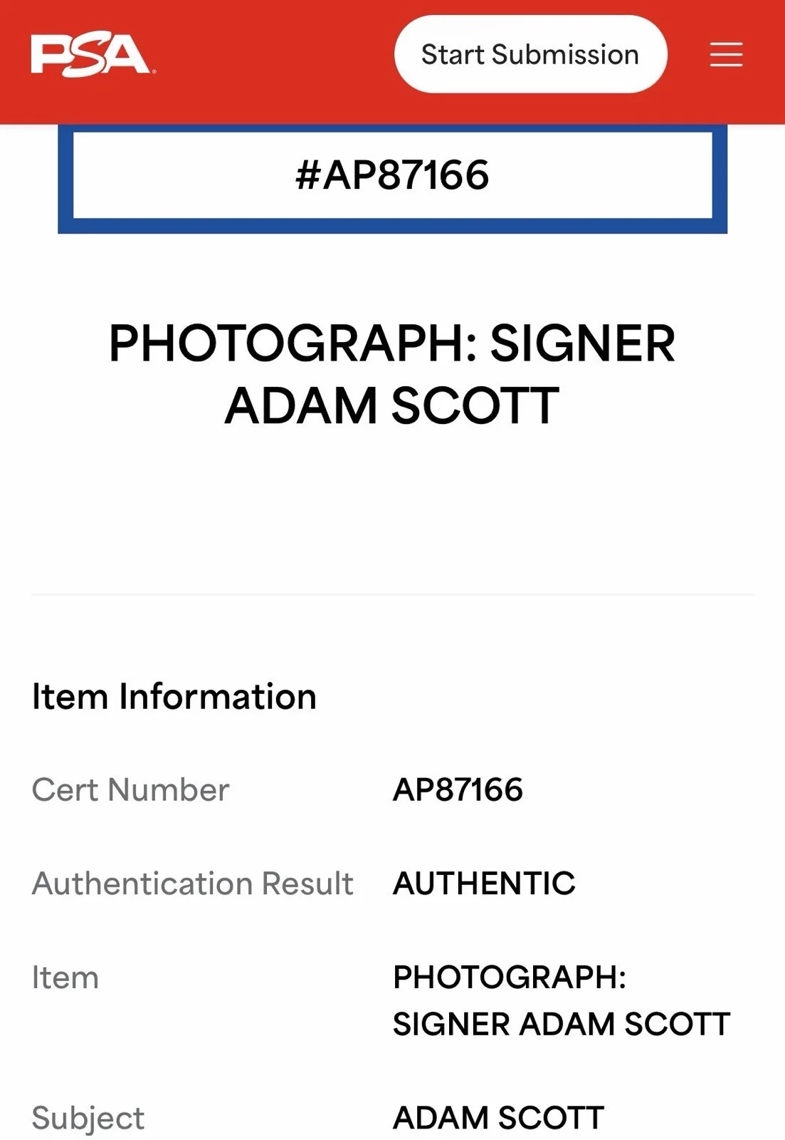 Adam Scott — ADAM SCOTT SIGNED AUTOGRAPH 8X10 SEVERANCE PHOTO PSA AP87166, image 4
